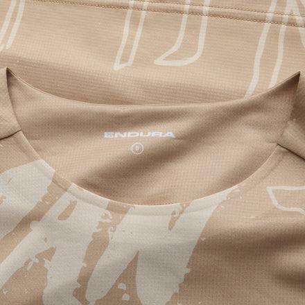 Women's SingleTrack S/S Print Tee - Sand