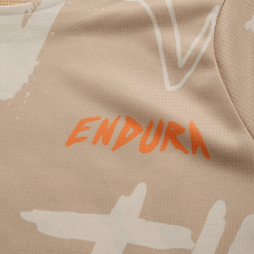 Women's SingleTrack S/S Print Tee - Sand
