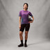 Women's SingleTrack S/S Print Tee - Endura Purple