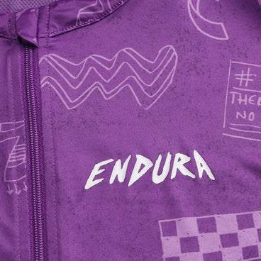Women's Pro SL S/S Print Jersey - Endura Purple