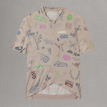 Women's Pro SL S/S Print Jersey - Titanium