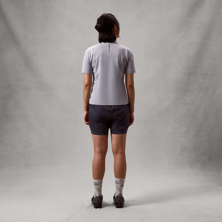 Women's AllTrack Rout S/S Tech Tee - Aluminium