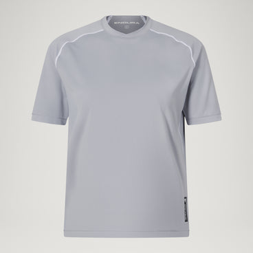 Women's AllTrack Rout S/S Tech Tee - Aluminium