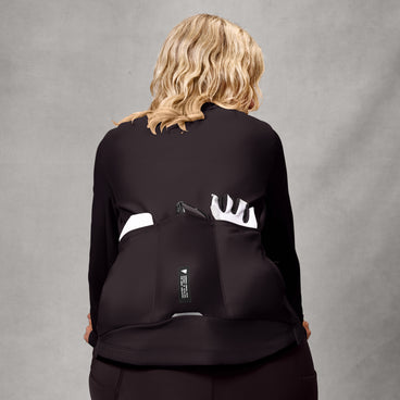 Women's Loop Ride L/S Jersey - Black