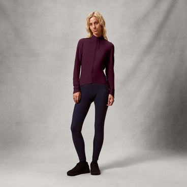 Women's Loop Ride L/S Jersey - Black Cherry