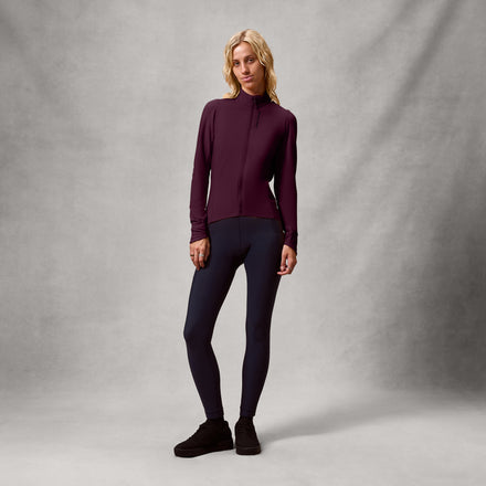 Women's Loop Ride L/S Jersey - Black Cherry