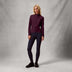Women's Loop Ride L/S Jersey - Black Cherry