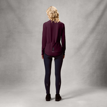 Women's Loop Ride L/S Jersey - Black Cherry