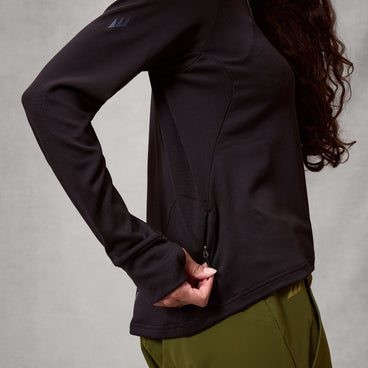 Women's AllTrack Rout Fleece - Black