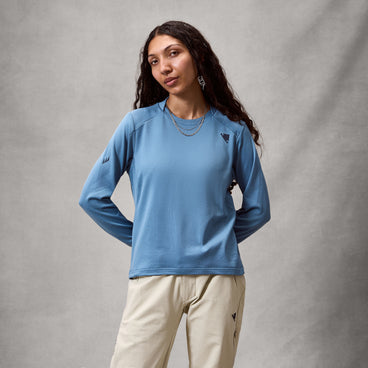 Women's AllTrack Rout Fleece - Storm Blue