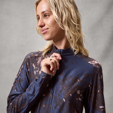 Women's AllTrack Race Roubaix Jersey - Indigo Rock