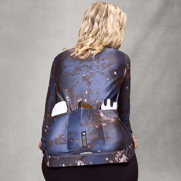Women's AllTrack Race Roubaix Jersey - Indigo Rock