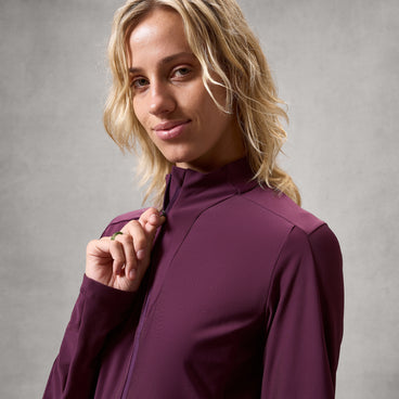 Women's AllTrack Race Roubaix Jersey - Black Cherry
