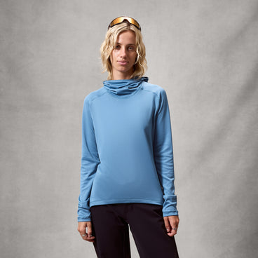 Women's AllTrack Rout Scuba Hoodie Fleece - Storm Blue