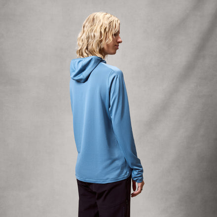 Women's AllTrack Rout Scuba Hoodie Fleece - Storm Blue