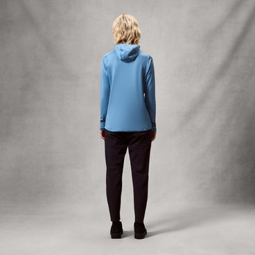 Women's AllTrack Rout Scuba Hoodie Fleece - Storm Blue
