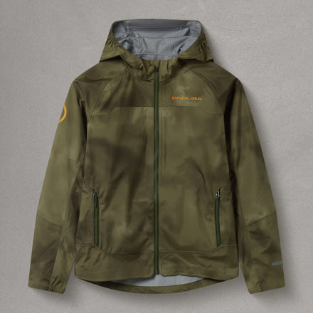 Kids MT500 Waterproof Jacket - Tweed Green