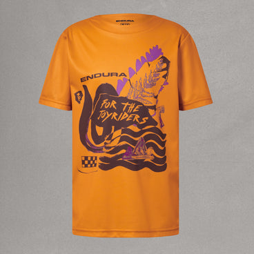 Kids SingleTrack Core Tee - Endura Orange