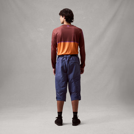 Men's Hummvee 3/4 Shorts With Liner - Indigo Rock