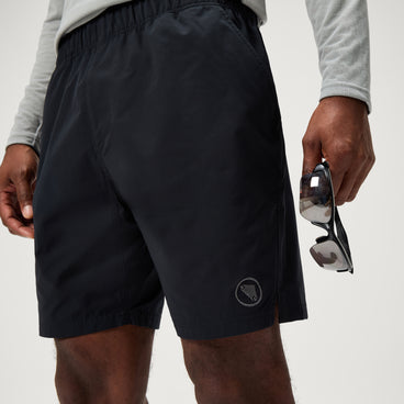 Men's Loop Baggy Shorts With Liner - Black