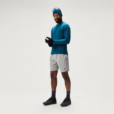 Men's Loop Baggy Shorts With Liner - Dreich Grey