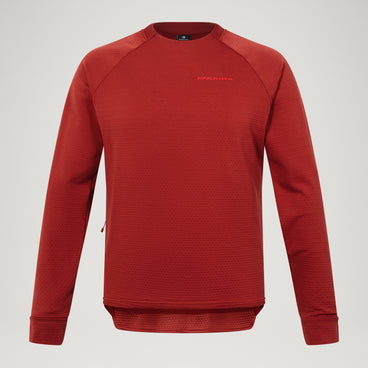 Men's SingleTrack Crew Fleece - Brick Red