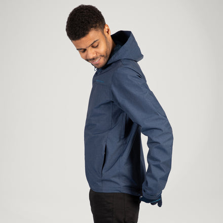 Men's Hummvee Waterproof Hooded Jacket - Ink Blue