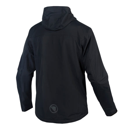 Men's Hummvee Waterproof Hooded Jacket - Black