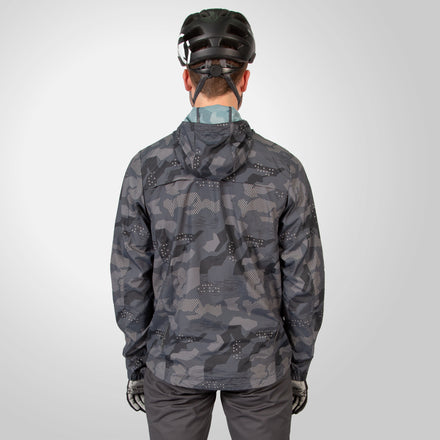 Men's Hummvee Windproof Shell Jacket - Grey Camo