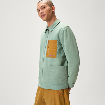 Unisex Forty1Thirty Coach Jacket - Loch Green