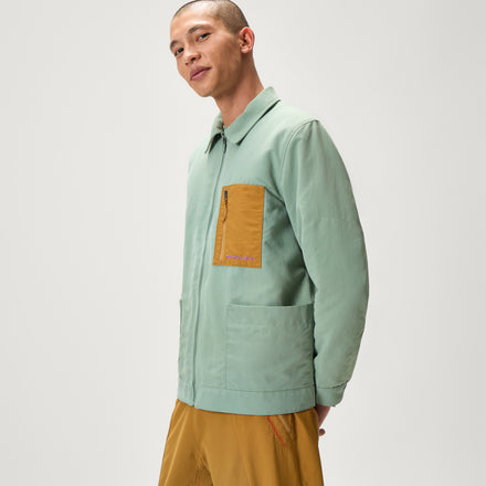 Unisex Forty1Thirty Coach Jacket - Loch Green