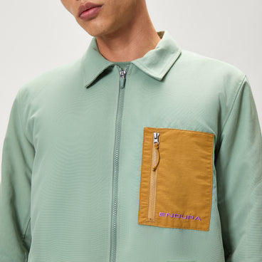 Unisex Forty1Thirty Coach Jacket - Loch Green