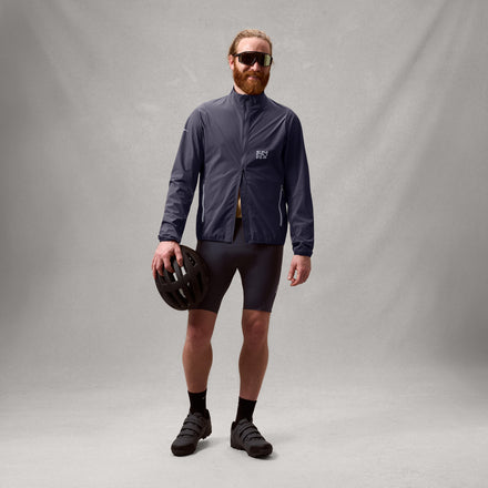 Men's AllTrack Ride Packable Jacket - Carbon Grey