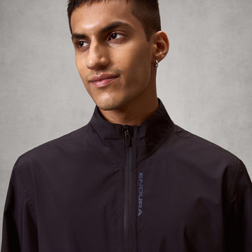 Men's Loop Rout Waterproof Jacket - Black