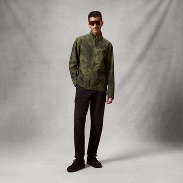 Men's Loop Rout Waterproof Jacket - Olive Green