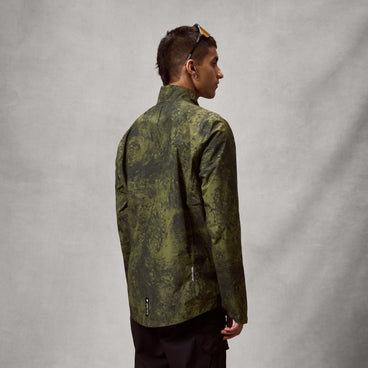 Men's Loop Rout Waterproof Jacket - Olive Green