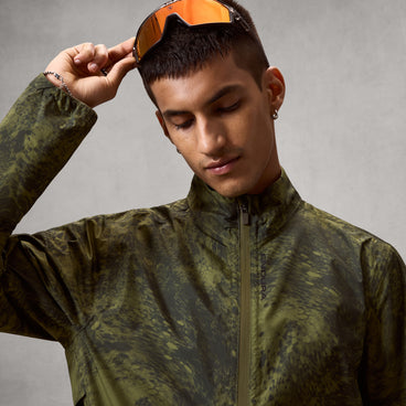 Men's Loop Rout Waterproof Jacket - Olive Green