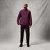 Men's Loop Rout Waterproof Jacket - Black Cherry