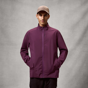 Men's Loop Rout Waterproof Jacket - Black Cherry