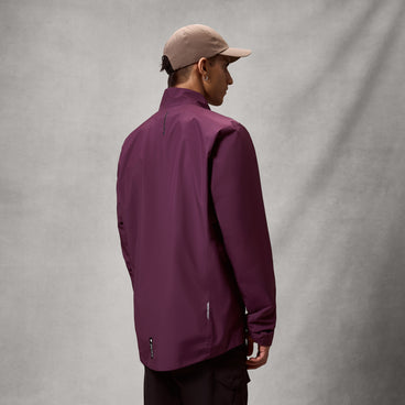 Men's Loop Rout Waterproof Jacket - Black Cherry