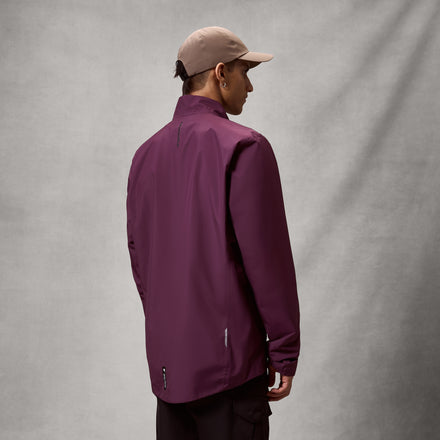 Men's Loop Rout Waterproof Jacket - Black Cherry