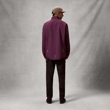 Men's Loop Rout Waterproof Jacket - Black Cherry