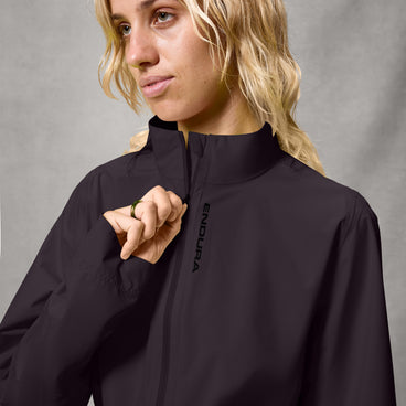 Women's Loop Rout Waterproof Jacket - Black