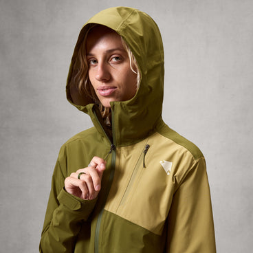Women's AllTrack Rout Waterproof Jacket - Moss Green