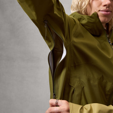 Women's AllTrack Rout Waterproof Jacket - Moss Green