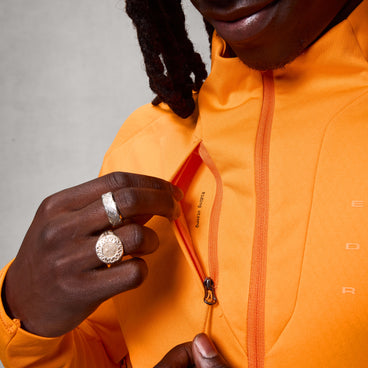Men's AllTrack Race Wind Jacket - End Orange