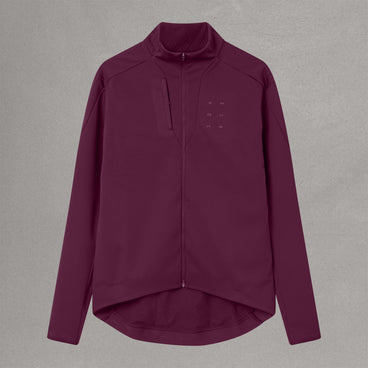Men's AllTrack Race Wind Jacket - Black Cherry