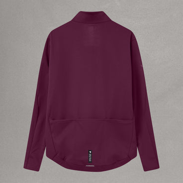 Men's AllTrack Race Wind Jacket - Black Cherry