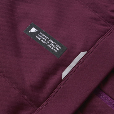 Men's AllTrack Race Wind Jacket - Black Cherry