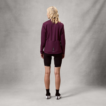 Women's AllTrack Race Wind Jacket - Black Cherry